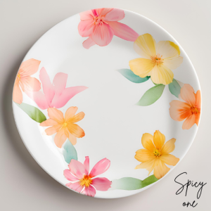 Floral Grace Plate